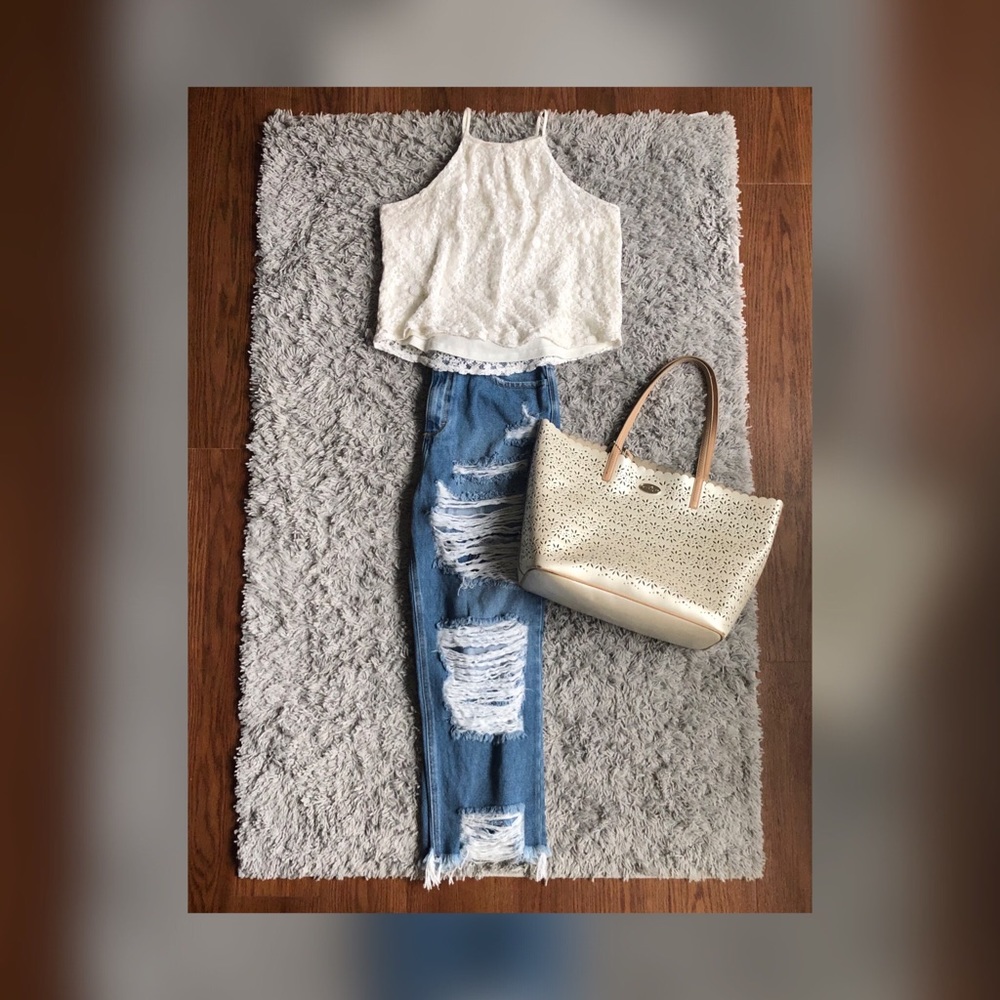 Spaghetti Strap Lace Top